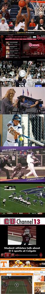 Video action shots graphic